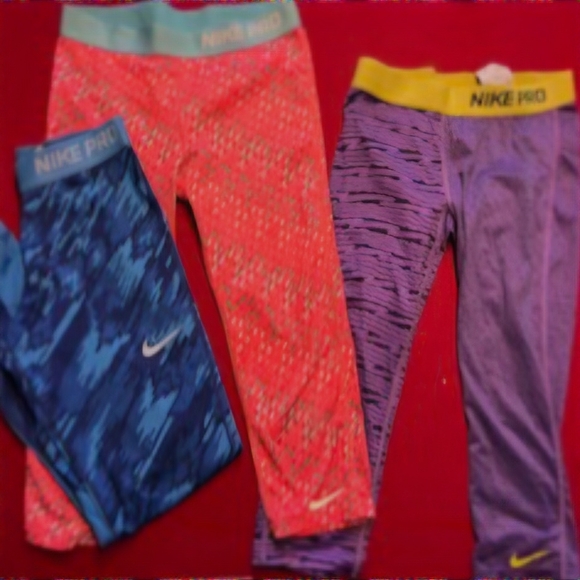 Nike Pro Leggings Set Oof 3 - Picture 2 of 5